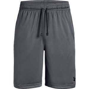 Under Armour Boys' UA Prototype Wordmark Shorts YSM Gray